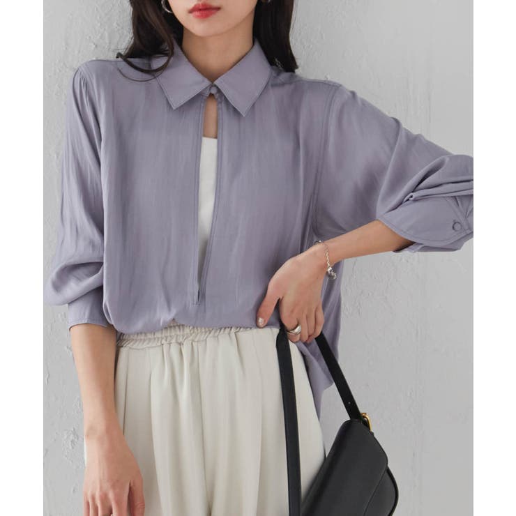 ２ＷＡＹサテンスキッパーシャツ | RANAN | 詳細画像16 