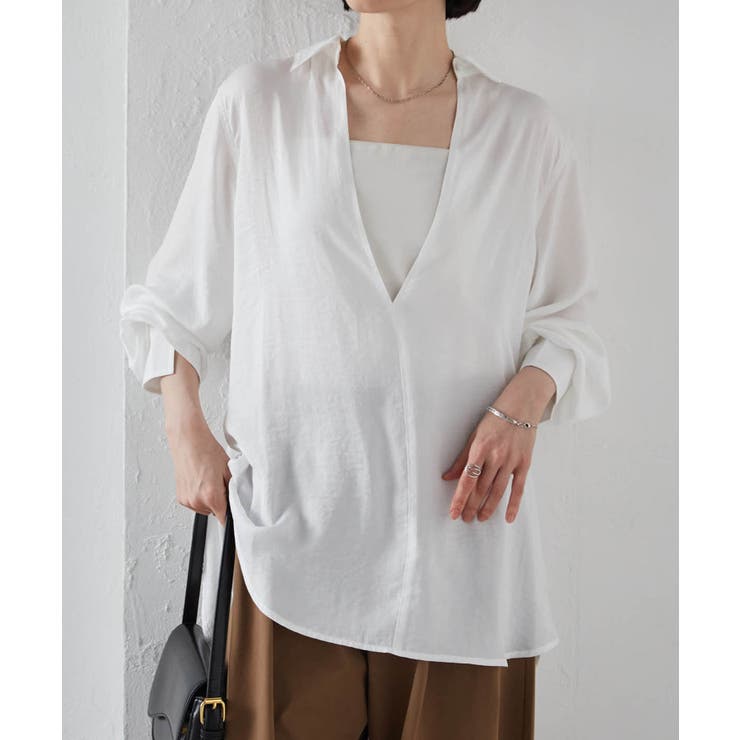 ２ＷＡＹサテンスキッパーシャツ | RANAN | 詳細画像2 