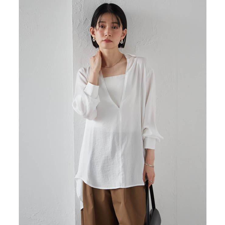 ２ＷＡＹサテンスキッパーシャツ | RANAN | 詳細画像3 