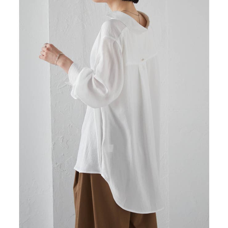 ２ＷＡＹサテンスキッパーシャツ | RANAN | 詳細画像4 