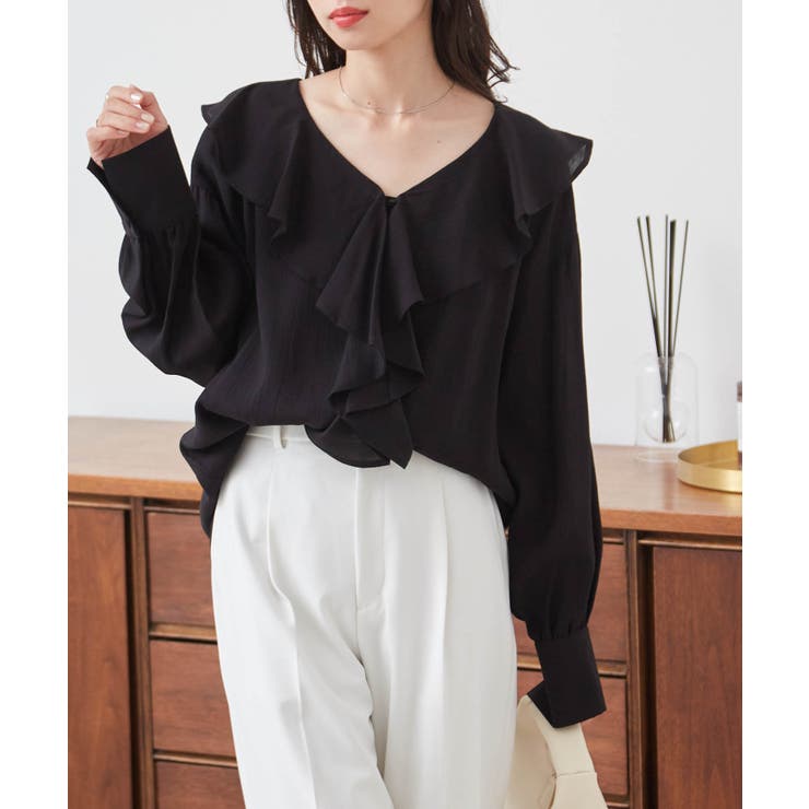 ラッフルフリルオーバーブラウス | RANAN | 詳細画像10 