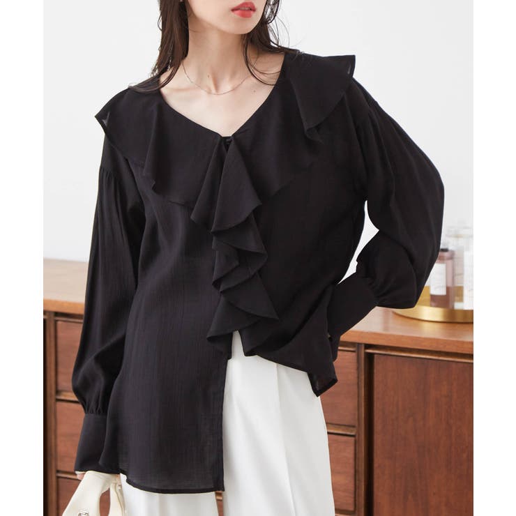 ラッフルフリルオーバーブラウス | RANAN | 詳細画像11 