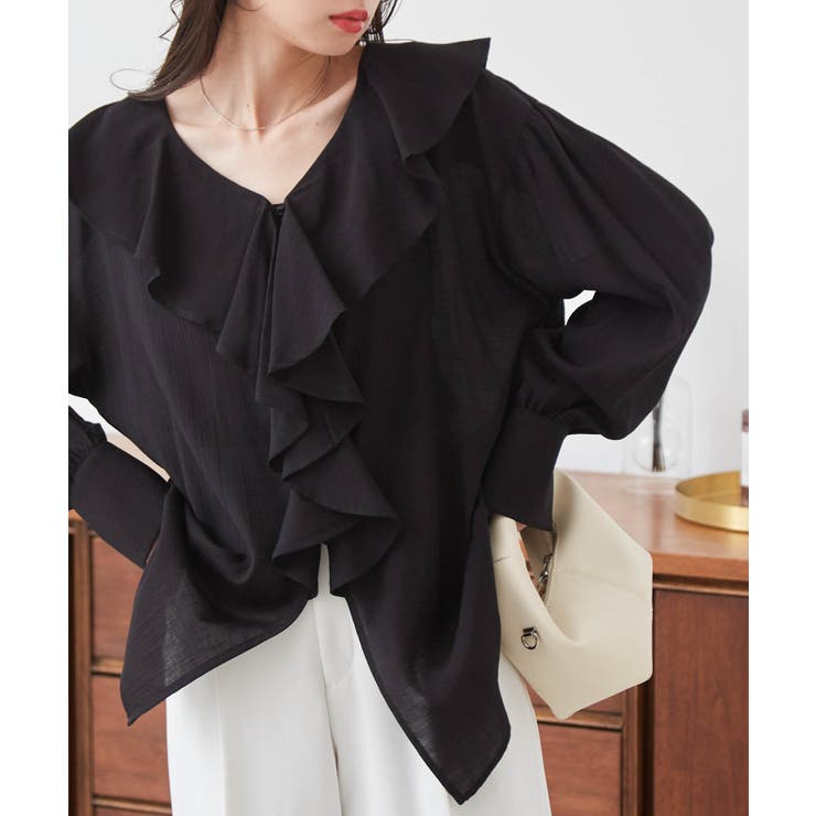 ラッフルフリルオーバーブラウス | RANAN | 詳細画像13 