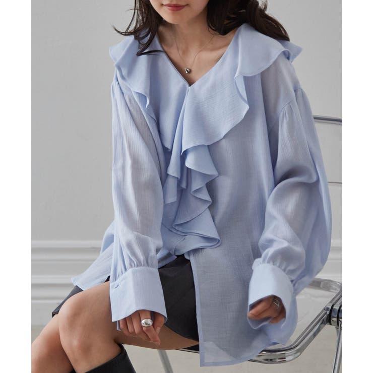 ラッフルフリルオーバーブラウス | RANAN | 詳細画像15 