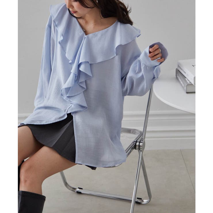 ラッフルフリルオーバーブラウス | RANAN | 詳細画像16 