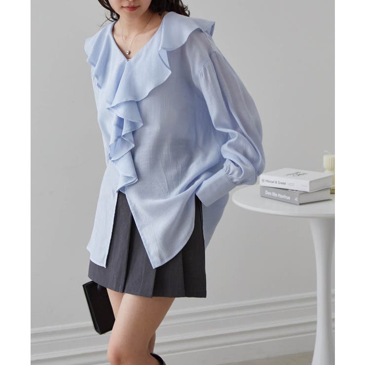 ラッフルフリルオーバーブラウス | RANAN | 詳細画像18 