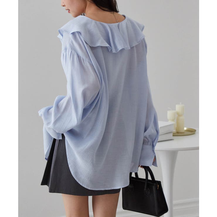 ラッフルフリルオーバーブラウス | RANAN | 詳細画像21 