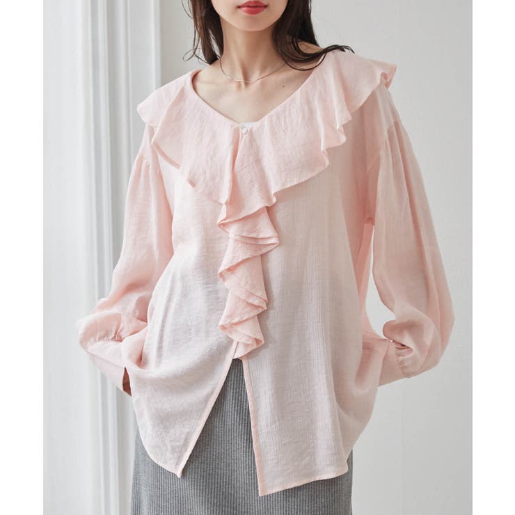 ラッフルフリルオーバーブラウス | RANAN | 詳細画像22 