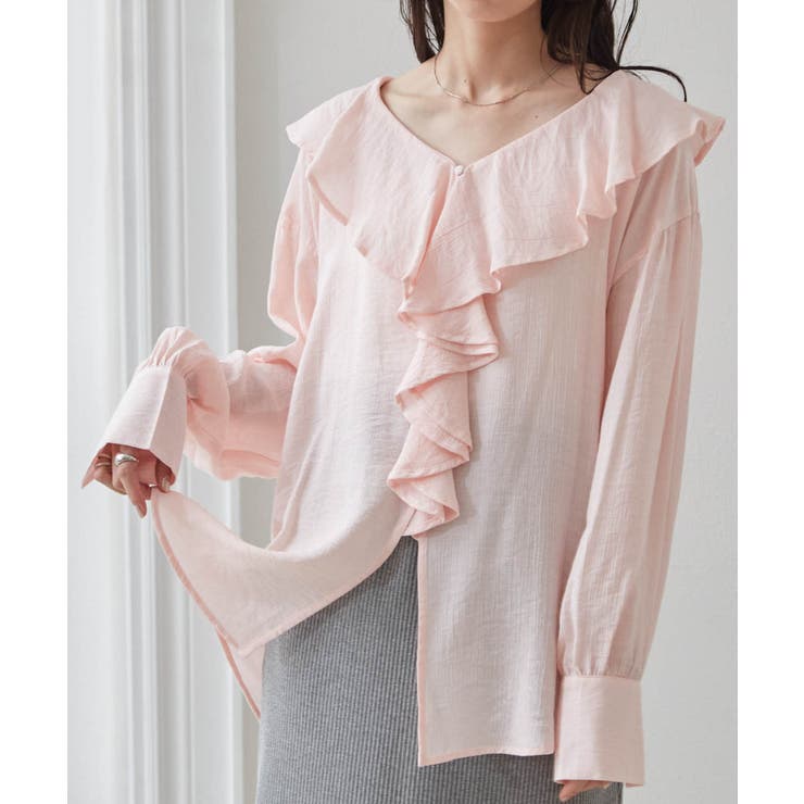 ラッフルフリルオーバーブラウス | RANAN | 詳細画像23 