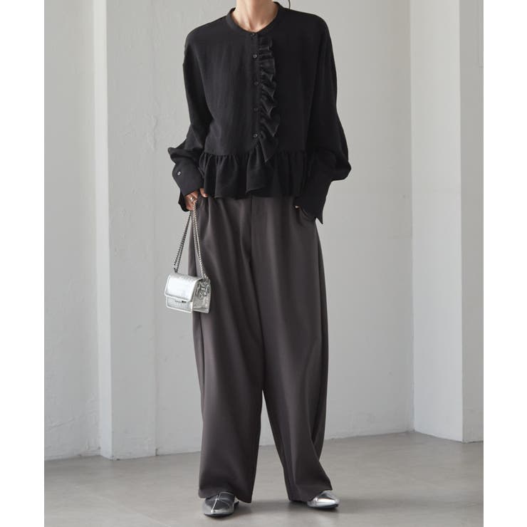 ラウンドフリルブラウス | RANAN | 詳細画像18 