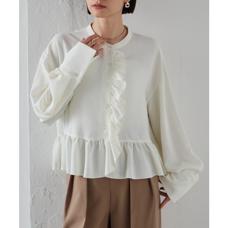 ラウンドフリルブラウス | RANAN | 詳細画像2 
