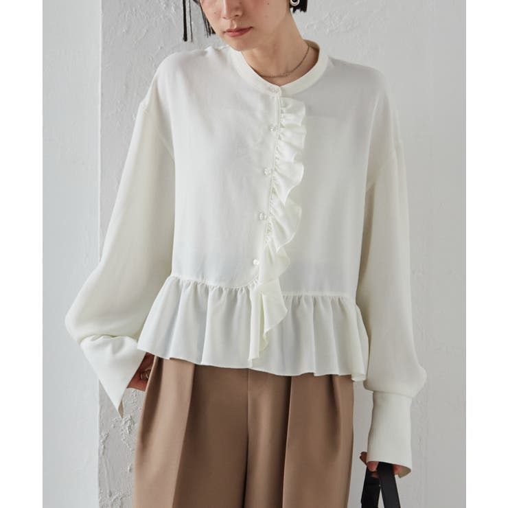ラウンドフリルブラウス | RANAN | 詳細画像4 