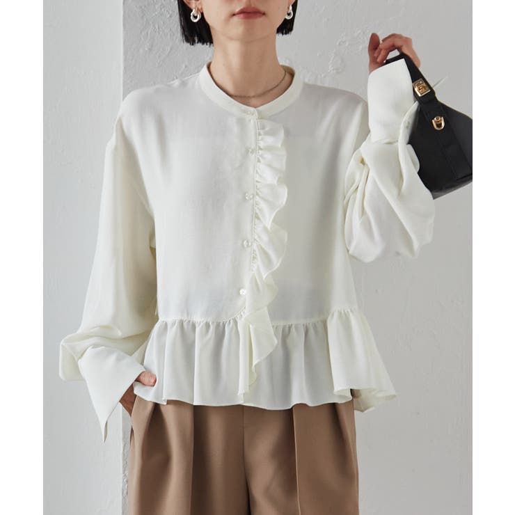 ラウンドフリルブラウス | RANAN | 詳細画像5 