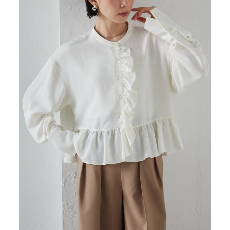 ラウンドフリルブラウス | RANAN | 詳細画像6 