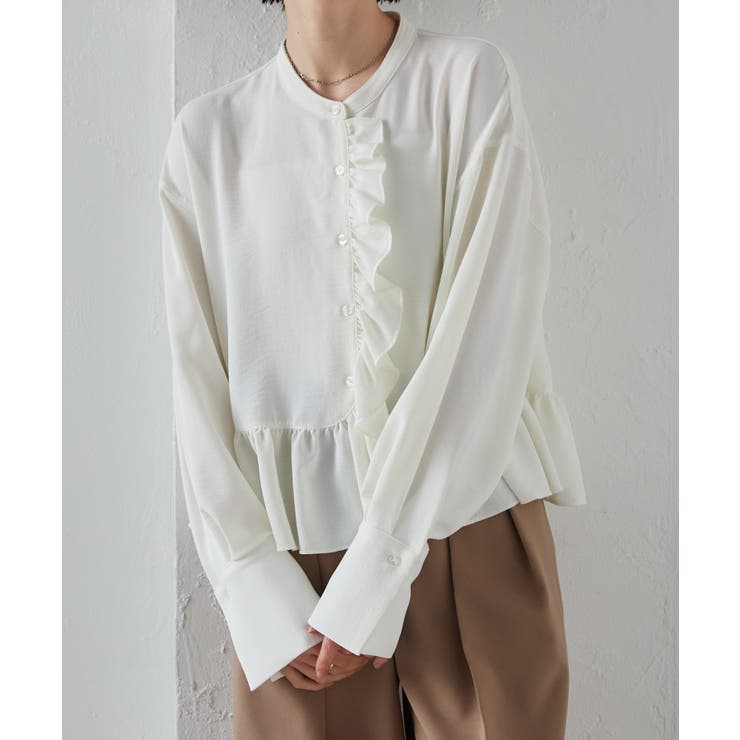 ラウンドフリルブラウス | RANAN | 詳細画像9 