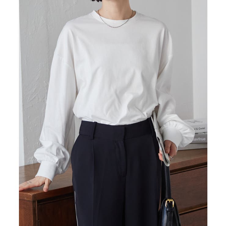 多機能ベーシックオーバーサイズ長袖Ｔシャ | RANAN | 詳細画像40 