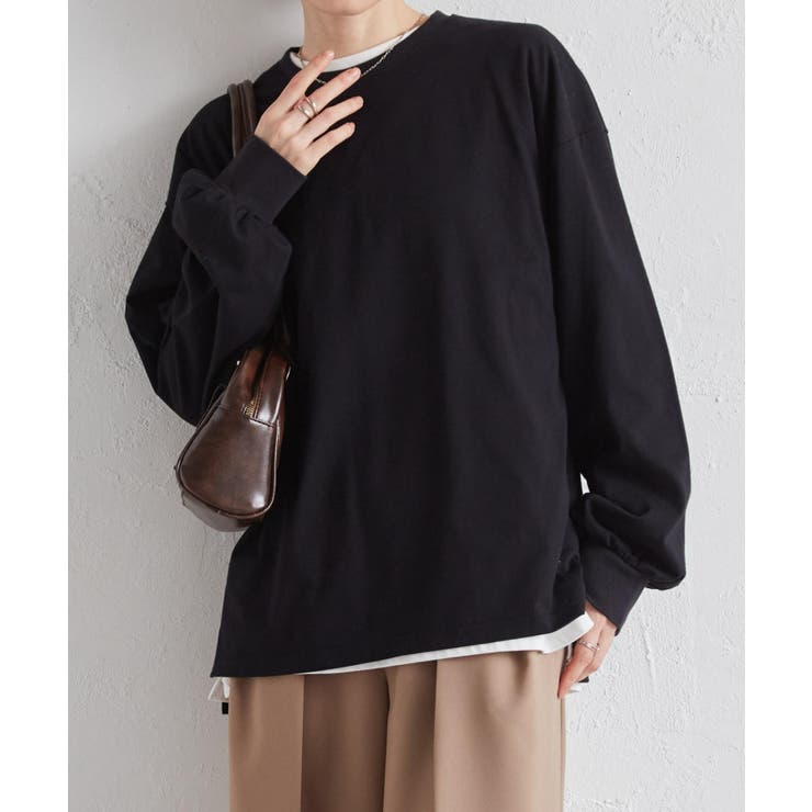 多機能ベーシックオーバーサイズ長袖Ｔシャ | RANAN | 詳細画像6 