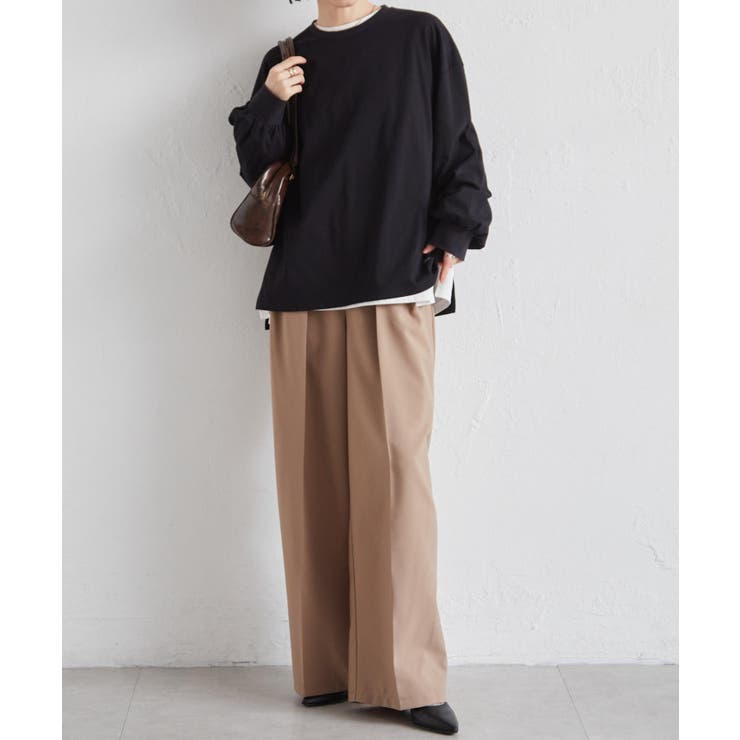 多機能ベーシックオーバーサイズ長袖Ｔシャ | RANAN | 詳細画像9 