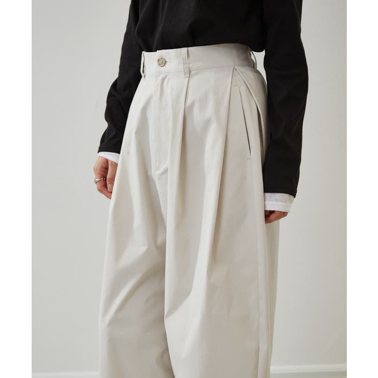 カーブシルエットサイドタックパンツ | RANAN | 詳細画像19 