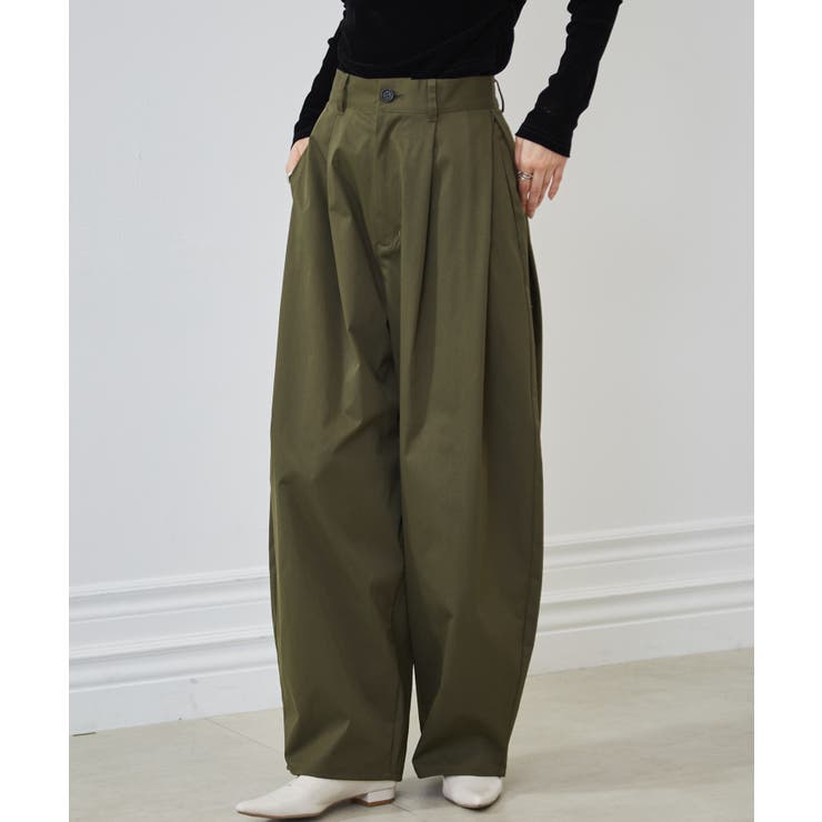 カーブシルエットサイドタックパンツ | RANAN | 詳細画像32 