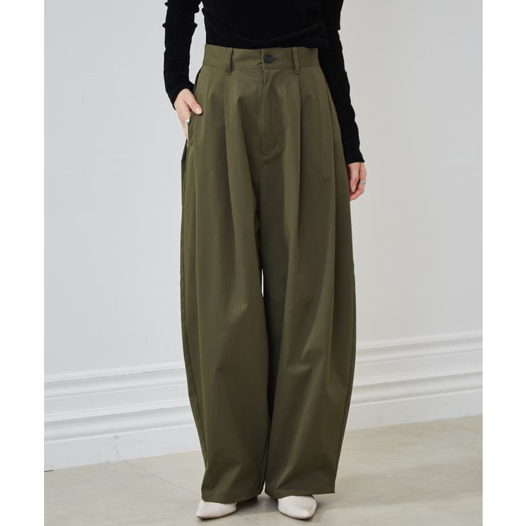 カーブシルエットサイドタックパンツ | RANAN | 詳細画像33 