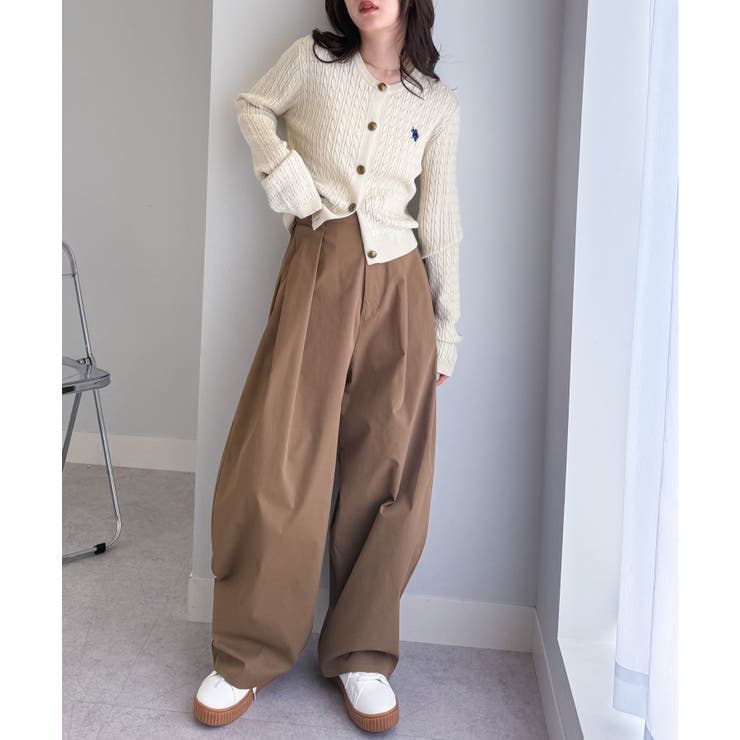 カーブシルエットサイドタックパンツ | RANAN | 詳細画像38 