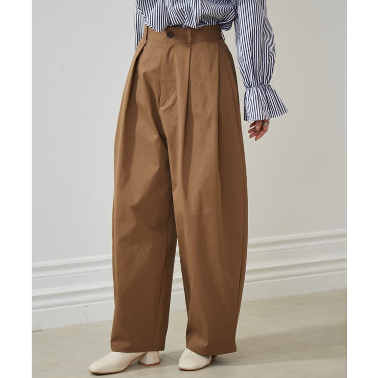 カーブシルエットサイドタックパンツ | RANAN | 詳細画像43 