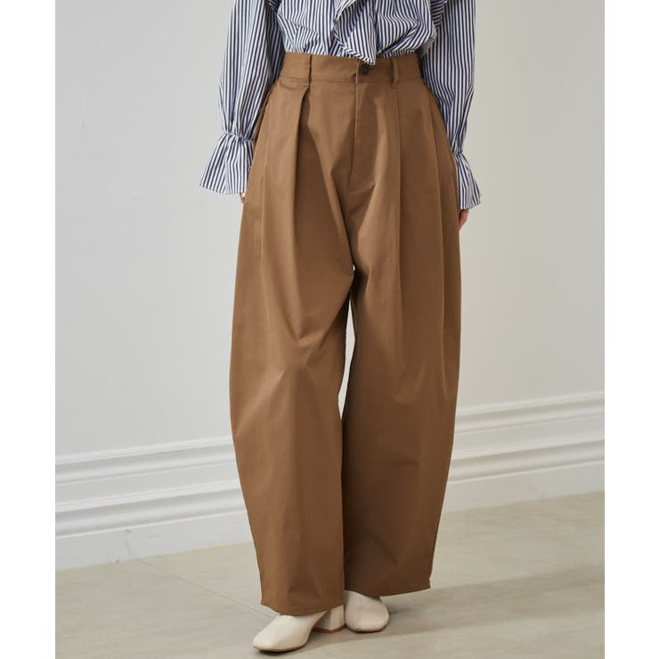 カーブシルエットサイドタックパンツ | RANAN | 詳細画像44 