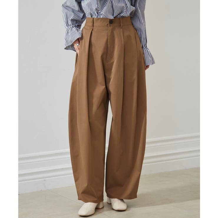 カーブシルエットサイドタックパンツ | RANAN | 詳細画像45 