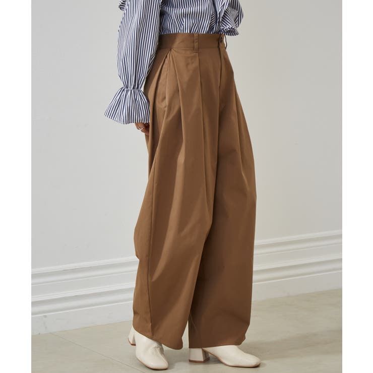 カーブシルエットサイドタックパンツ | RANAN | 詳細画像46 