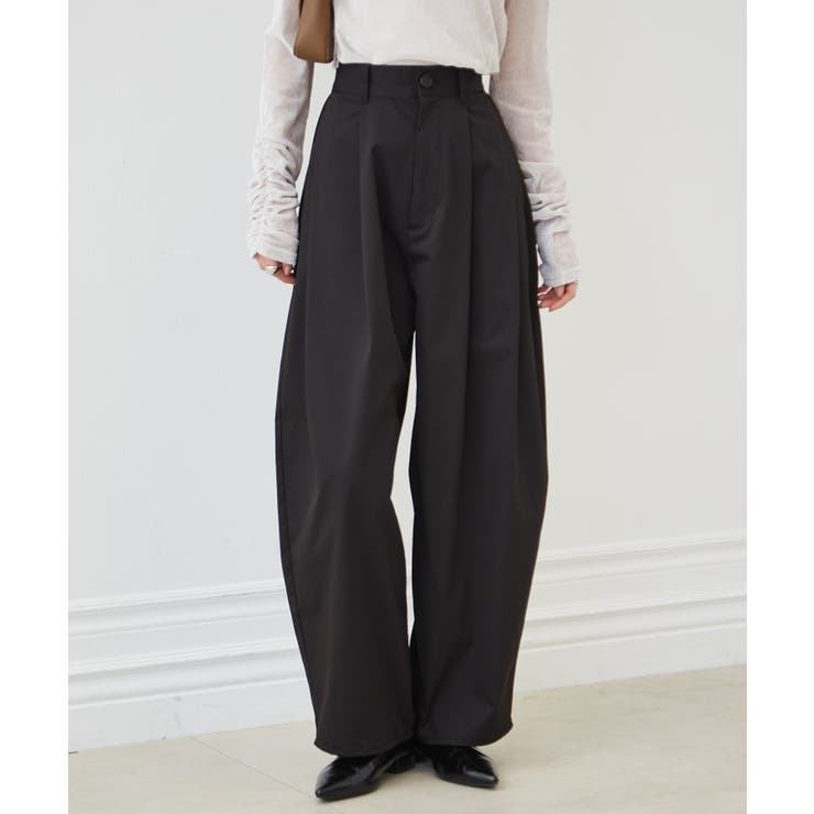 カーブシルエットサイドタックパンツ | RANAN | 詳細画像6 