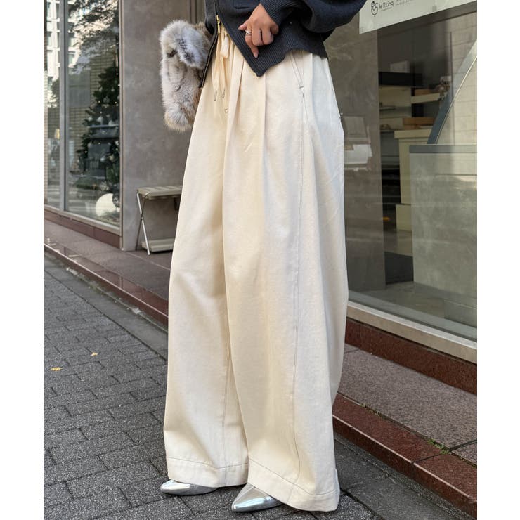 ２タックワイドイージーデニムパンツ | RANAN | 詳細画像19 