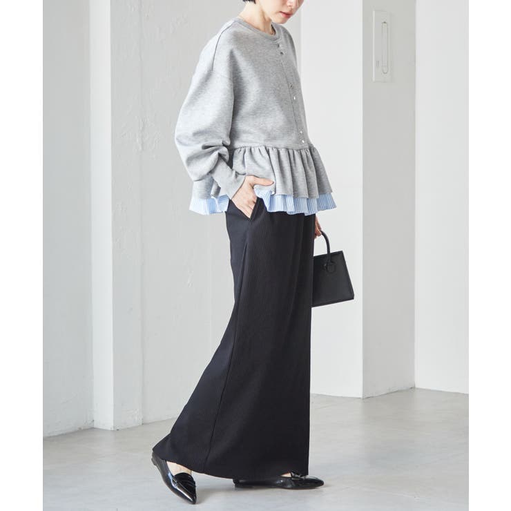 セルフカットリブロングナロースカート | RANAN | 詳細画像10 