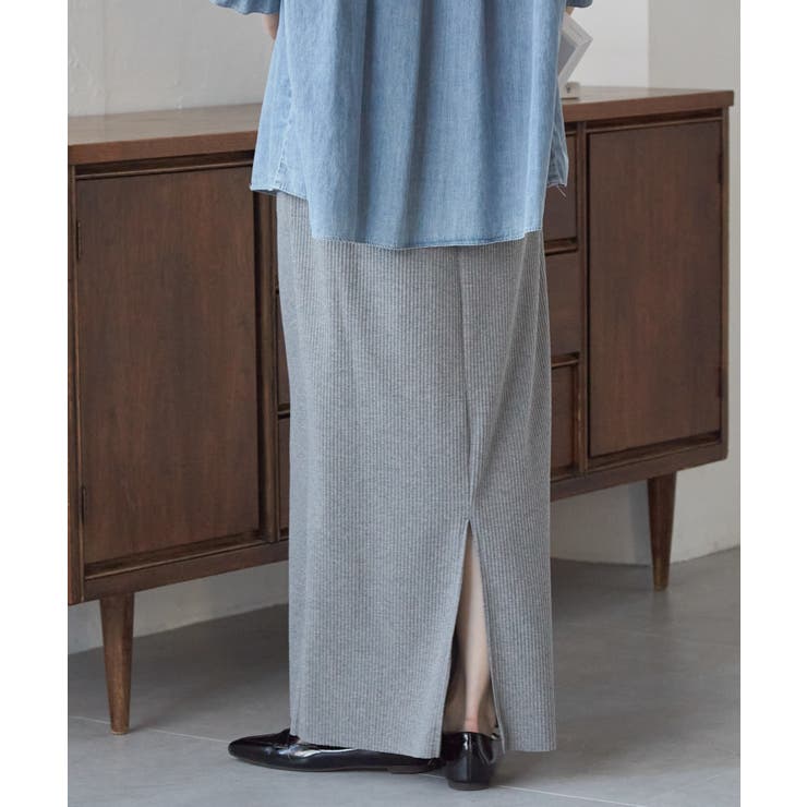 セルフカットリブロングナロースカート | RANAN | 詳細画像20 