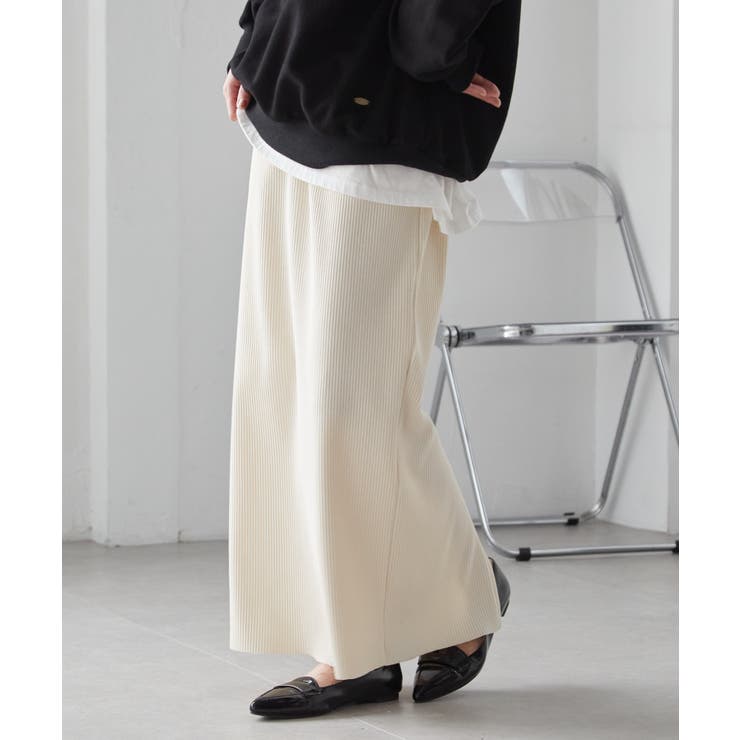 セルフカットリブロングナロースカート | RANAN | 詳細画像27 