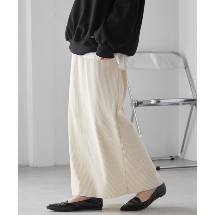 セルフカットリブロングナロースカート | RANAN | 詳細画像28 