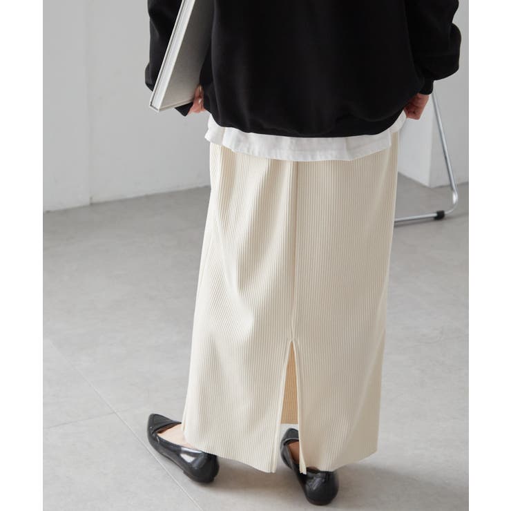 セルフカットリブロングナロースカート | RANAN | 詳細画像29 