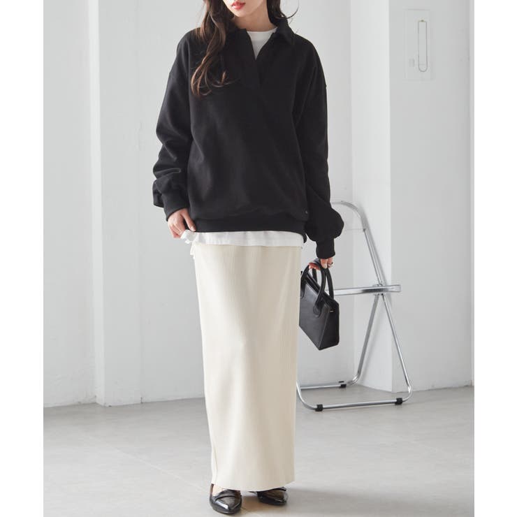 セルフカットリブロングナロースカート | RANAN | 詳細画像31 