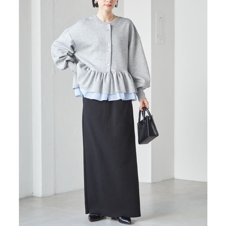 セルフカットリブロングナロースカート | RANAN | 詳細画像9 
