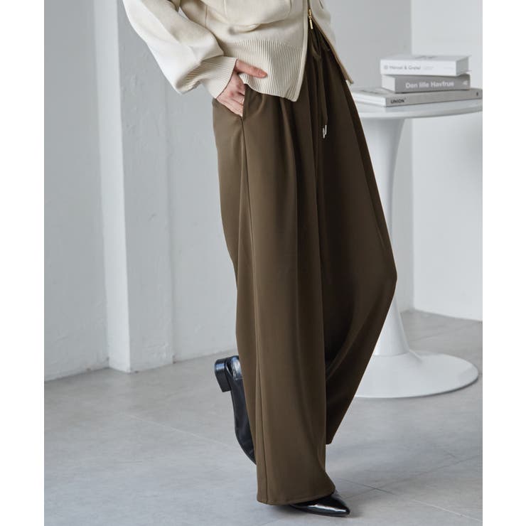 【S～3L展開】とろみ２タックイージーパンツ | RANAN | 詳細画像11 