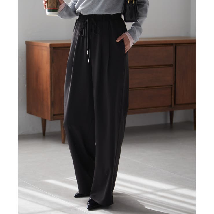 【S～3L展開】とろみ２タックイージーパンツ | RANAN | 詳細画像20 