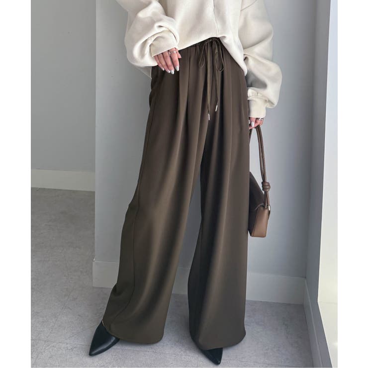 【S～3L展開】とろみ２タックイージーパンツ | RANAN | 詳細画像7 