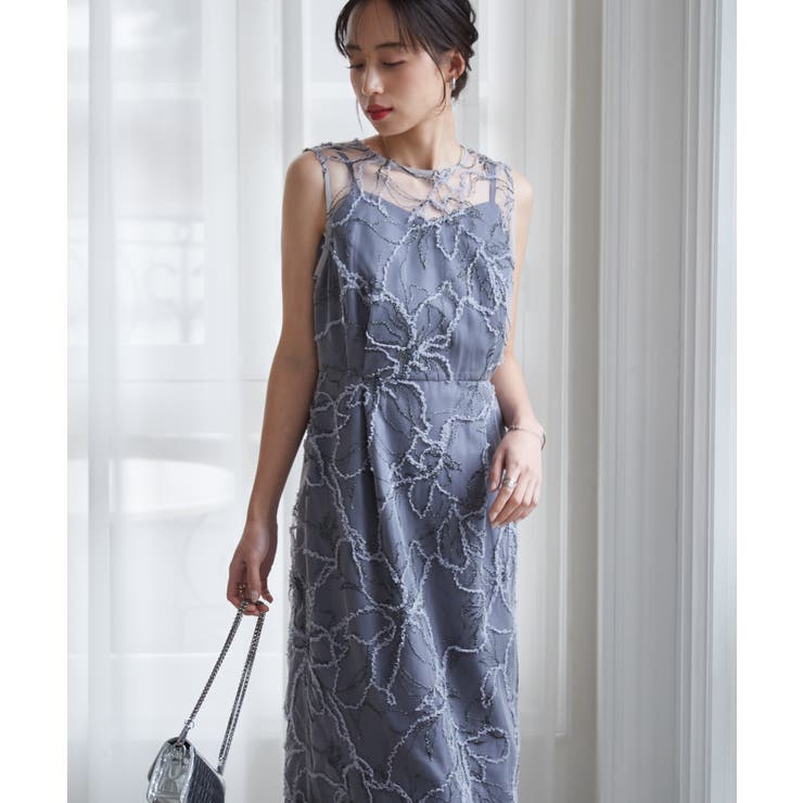 ３ＷＡＹ袖取り外し可フェザーレースドレス | RANAN | 詳細画像10 