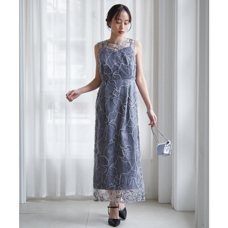 ３ＷＡＹ袖取り外し可フェザーレースドレス | RANAN | 詳細画像11 