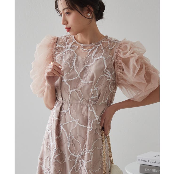 ３ＷＡＹ袖取り外し可フェザーレースドレス | RANAN | 詳細画像12 