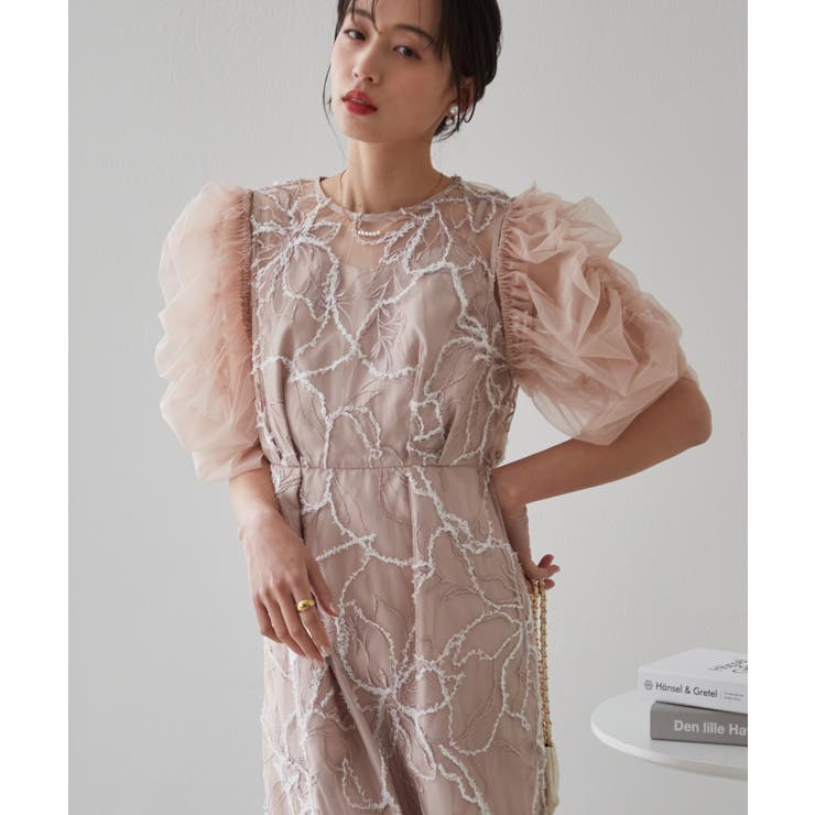 ３ＷＡＹ袖取り外し可フェザーレースドレス | RANAN | 詳細画像13 