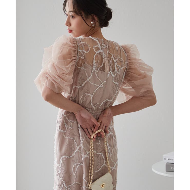 ３ＷＡＹ袖取り外し可フェザーレースドレス | RANAN | 詳細画像15 