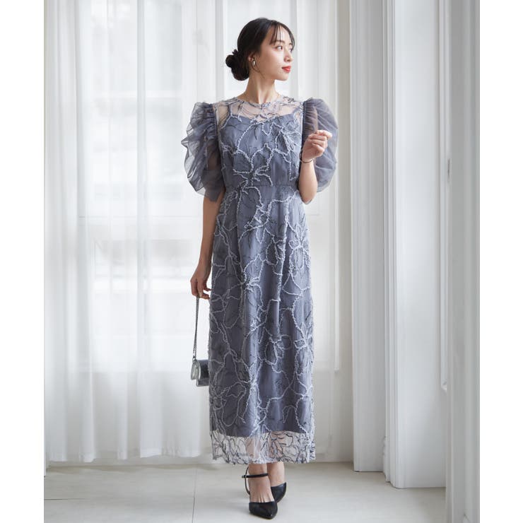 ３ＷＡＹ袖取り外し可フェザーレースドレス | RANAN | 詳細画像7 