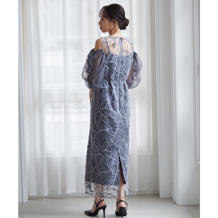 ３ＷＡＹ袖取り外し可フェザーレースドレス | RANAN | 詳細画像9 