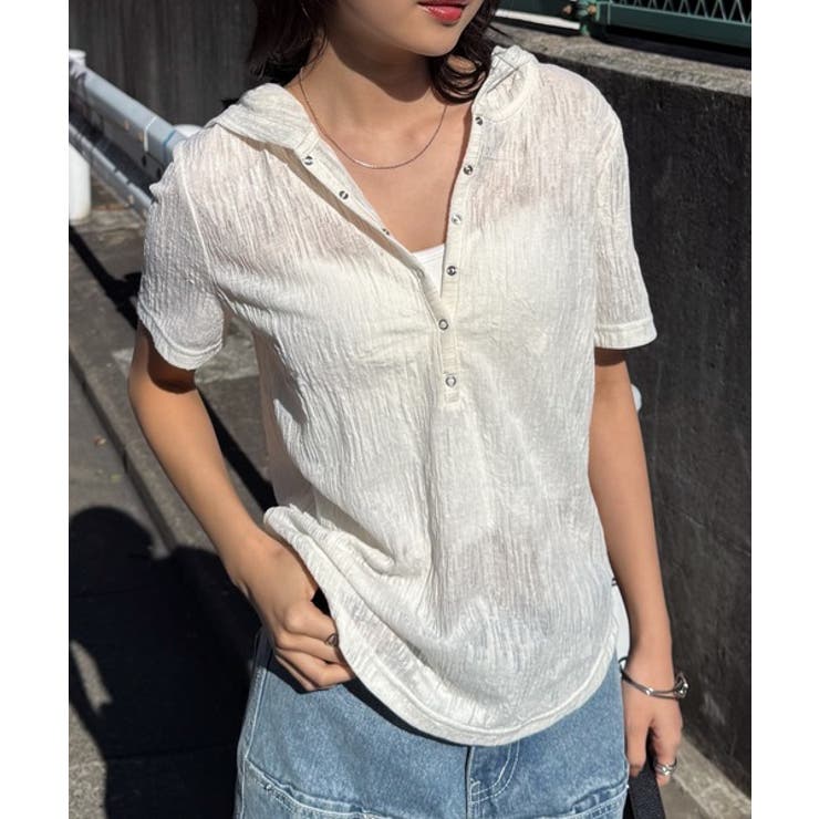 シアースラブヘンリーネックフーディー | RANAN | 詳細画像10 